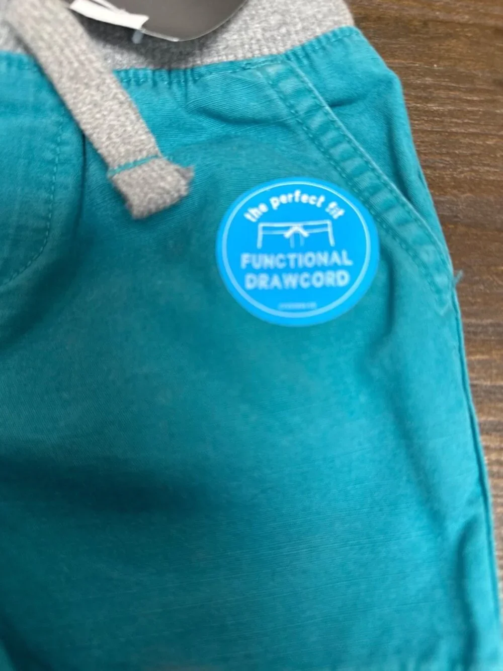 Carter's Baby Boys Easy Dock Shorts Teal Size 6 Months